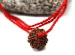 Shiva Pendant 6 Mukhi Rudraksha Mala Necklace Bead Karikeya Mars Yoga Jewelry. Fixed Price $13.49.