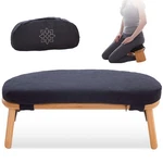 Mindful Modern Folding Meditation Bench - Bamboo Kneeling Small, Black/brown. Fixed Price $71.99.