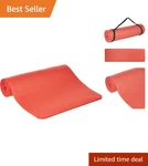 1/2-inch Extra Thick Anti-tear Yoga Mat With Adjustable Strap - Red. Fixed Price $32.18.
