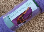 Stay-put Yoga Mat Towel By Gaiam, One Size, Purple Color, Nwt. Fixed Price $16.50.