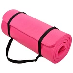 Signature Fitness 1" Extra Thick Exercise Yoga Mat W/ Carry Strap, Pink. Fixed Price $39.99.