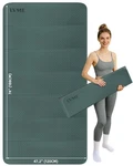 Large Yoga Mat, 74"x47.2" Extra Wide & Long Foldable 0.4" Thick Fol.... Fixed Price $113.93.