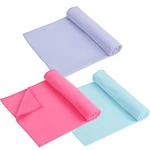 3 Pack 26"x73" Hot Yoga Mat Towel Non-slip Gym Sweat Absorbent .... Fixed Price $40.65.