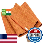 Yogasana Organic Cotton Yoga Mat Non Slip - Hand-woven Foldable Rug. Fixed Price $131.20.