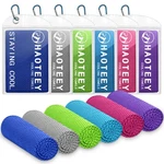 Haoteey 40*12 Cooling Towels 6 Pcs, Cool Sports Rags For Neck .... Fixed Price $24.99.