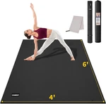 Extra Long Non-slip Yoga Mat For Home Gym, 72"x48"/84"x30" Fitness. Fixed Price $124.99.