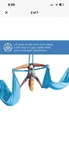 Aum Active Aerial Silks Starter Kit Durable 9 Yards Of Yoga Hammock Blue. Fixed Price $89.96.
