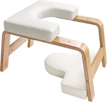 Yoga Headstand Bench- Stand Chair For Family, Gym - Wood And Pu Pads Reli. Fixed Price $188.95.