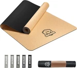 Extra-wide Eco-friendly Cork Yoga Mat With Bonus Resistance Bands & Carry Bag. Fixed Price $116.99.