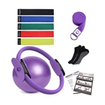 Yxilee Pilates Ring Circle Set - Workout At Home Equipment Women Bo.... Fixed Price $22.01.