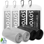 Soyok 4 Packs Cooling Towels, 40" X 12" Microfiber Towels For Neck And F. Fixed Price $15.99.