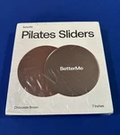 Betterme Pilates Sliders Brown 7 Dual-sided Gliders Core Training New (sealed). Fixed Price $21.99.