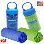 Yqxcc Cooling Towel 2 Pack 47"x12" Ice Cool For Neck Soft Breathable Micro. Fixed Price $19.99.