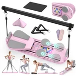 Lazolloa 7 In 1 Pilates Board Portable Home Gym Equipment Foldable. Fixed Price $189.64.