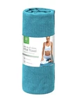 Gaiam Non-slip Super Absorbent Microfiber Yoga Mat Towel Blue 24x68 In. Fixed Price $17.95.