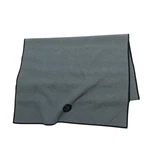 Yogitoes Skidless Yoga Mat Towel Gray Microfiber Non Slip Raised Grip Dots. Fixed Price $37.95.