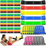 90 Pcs Workout Loop Resistance Bands Bulk, Gym Elastic Set For Fitness .... Fixed Price $93.75.