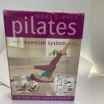 More Simply Pilates Exercise System: 30 Flash Card,dvd , Booklet- Free Shipping-. Fixed Price $15.99.