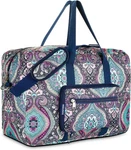 F.fetivin Weekender Carry On Bag Travel Duffle Medium Overnight For Women(gr. Fixed Price $32.24.