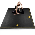 Beswin Large Exercise Mat 8' X 4'(6mm), Extra Thick 4', 4' -black. Fixed Price $116.41.