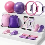 14 Pcs Pilates Equipment Kit For Home Workout Ring And Ball Set W.... Fixed Price $26.85.