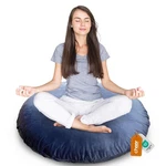 Floor Pillow Yoga Meditation Cushion Oversized Navy Blue 32" Cheer Collection. Fixed Price $53.40.