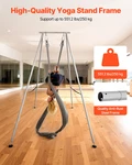 Vevor Aerial Yoga Stand 9.6 Ft Height, 551 Lbs Capacity, Portable. Fixed Price $206.99.