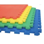 Eva Foam Mat Tiles 4 Pack 16 Sq Ft Interlocking Playroom Gym Multicolor Stalwart. Fixed Price $10.99.