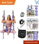 Yoga Trapeze Swing Set Nylon Adjustable Straps 600lb Capacity For Flexibility. Fixed Price $154.98.