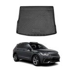 Omac Cargo Mats Liner For Vw Tiguan 2018-2024 Rear Trunk Waterproof Tpe Black. Fixed Price $69.99.