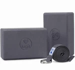 Iuga Yoga Block 2 Pack With Strap, High Density Blocks Gray. Fixed Price $47.45.
