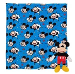 Disney Mickey Mouse Comic Pop Character Hugger Pillow And Silk Touch Throw Blank. Fixed Price $19.99.
