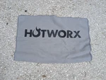Hotworx Yoga Towel Non Slip Microfiber Workout Fitness Mat Absorbent Gray. Fixed Price $39.99.