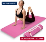 Extra Thick 12mm Exercise Mat - Non-slip, Joint-friendly & Cushioned Fitness. Fixed Price $62.80.