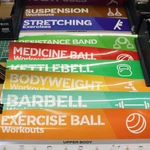 Fitness Workout Exercise Posters Set 10 Yoga Stretching Kettlebell More Laminate. Fixed Price $29.97.