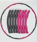 Weighted Hula Hoop Massage Fitness Exercise Foam Slimming Weight Loss Pink/gray. Fixed Price $22.99.