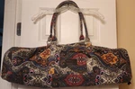 Kindfolk Paisley Yoga Mat Bag Tote - Canvas Zippered & Pocket. Fixed Price $12.00.