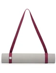 New Gaiam Easy Cinch Raspberry Color Yoga Mat Sling - Hands Free Carrier. Fixed Price $13.99.