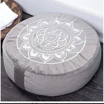 Florensi New Buckwheat Zafu Meditation Cushion Yoga Velvet Premium Pillow Grey. Fixed Price $49.97.