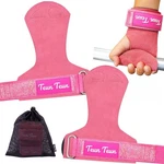 Teun Glitter Wrist Straps For Weightlifting Pink Leather One Size,. Fixed Price $16.31.