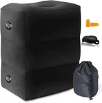 Inflatable Foot Rest Pillow For Travel, Adjustable Height Airplane Cushi.... Fixed Price $23.38.