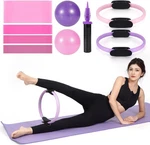 Pilates Ring & Ball Set 12'' Magic Circle + Bands Home Workout. Fixed Price $25.62.