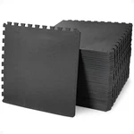 Balancefrom Fitness 144 Sq Ft Interlocking Eva Foam Exercise Mat Tiles, Black. Fixed Price $102.99.