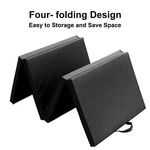 Quarter-fold High-density Epe Foam Gym Mat, Black, 1.55 Inch Thickness. Fixed Price $47.96.