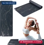 Gaiam Dry-grip Yoga Mat - 5mm Thick Non-slip Exercise & Fitness For Standard. Fixed Price $53.09.