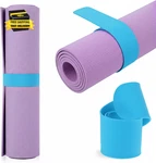 Yoga Mat Strap, One Snap Slap Band For Keep Mats Tightly Rolled, Elasti. Fixed Price $14.15.