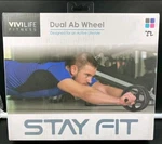 Vivilife Fitness Dual Ab Wheel Abdominal Upper Body Roller Exercise Lightweight. Fixed Price $16.99.