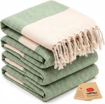 Bazaar Alia Hand Towels - Striped Turkish Towel For Bathroom,. Fixed Price $33.27.