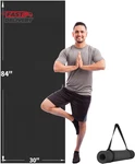 Cambivo Yoga Mat For Women And Men, Extra Long Wide Exercise Mat(72"x48"/84". Fixed Price $69.64.