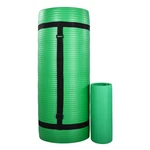 Balancefrom Fitness 1" Extra Thick Yoga Mat W/knee Pad And Carrying Strap, Green. Fixed Price $38.99.